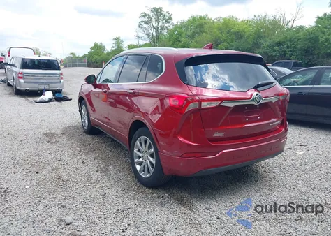 2020 Buick Envision Awd Essence from USA, damaged, VIN LRBFX2SA7LD100390